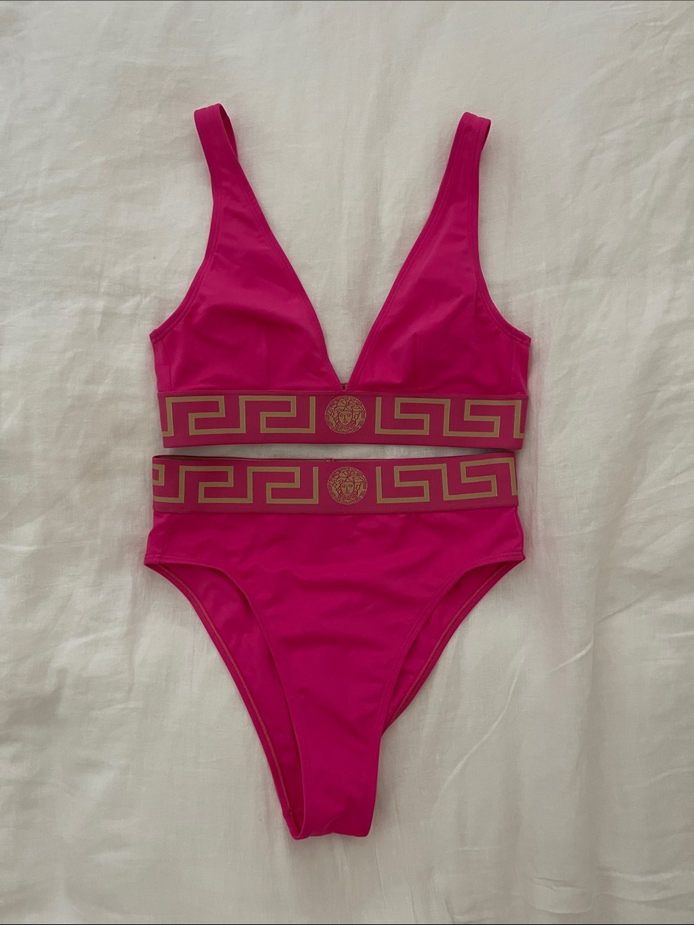 Versace Fuchsia Bikini Set